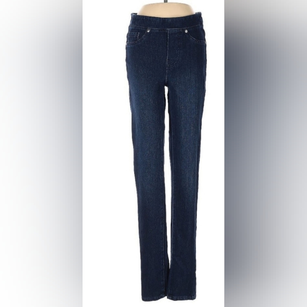 Diane Gilman stretch jeans size 10 TALL - Picture 5 of 5